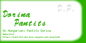 dorina pantits business card